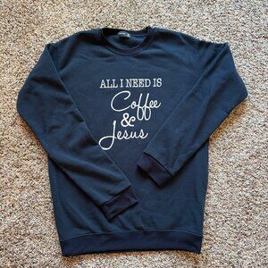 Coffee + Jesus Crewneck Sweatshirt